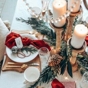 Christmas styling and staging