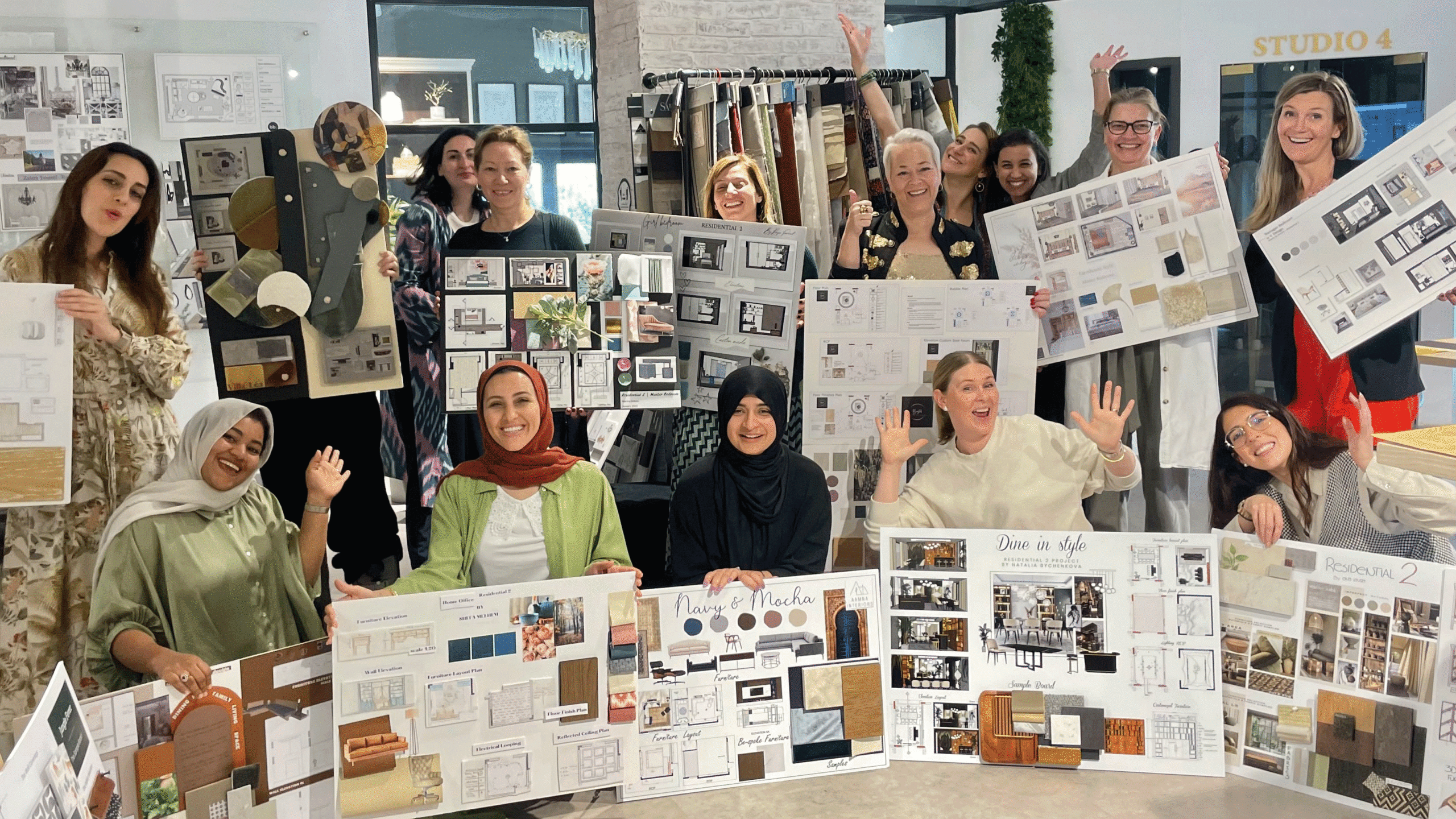 Interior Design department at Designers' Education Studio in Dubai